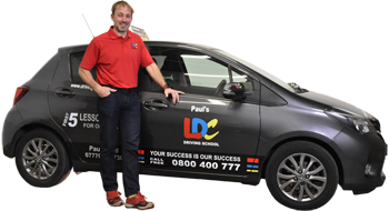 Paul Ward's driving school car